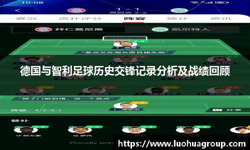 德国与智利足球历史交锋记录分析及战绩回顾